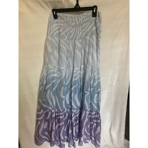 Oliphant Smocked‎ Maxi Tube Top Dress small